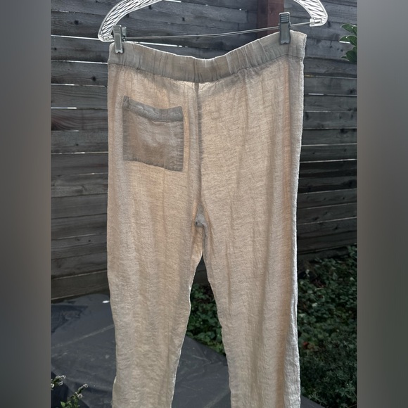 Jenni Kayne “Breeze” Linen Pant, Ivory, M - Picture 2 of 2